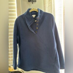 J.Crew quarter button fleece